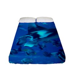 Manta Ray 2 Fitted Sheet (full/ Double Size) by trendistuff