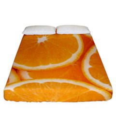 Oranges 4 Fitted Sheet (california King Size) by trendistuff