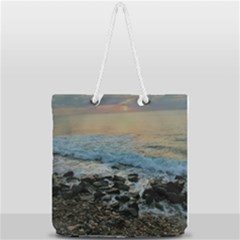 Aquadillia Puerto Rico  Full Print Rope Handle Tote (large) by StarvingArtisan