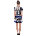 Football is my religion Drop Hem Mini Chiffon Dress View2
