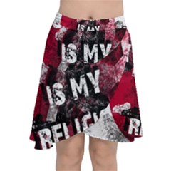 Football Is My Religion Chiffon Wrap by Valentinaart
