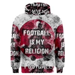 Football Is My Religion Men s Overhead Hoodie by Valentinaart