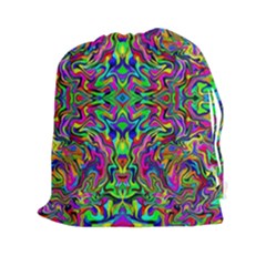 Colorful-15 Drawstring Pouches (xxl) by ArtworkByPatrick