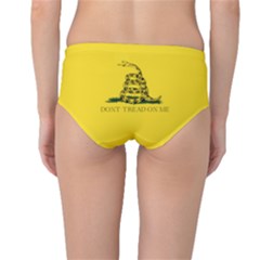 Gadsden Flag Don t Tread On Me Mid-waist Bikini Bottoms by snek