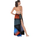 3d And Abstract Maxi Chiffon Tie-Up Sarong View2