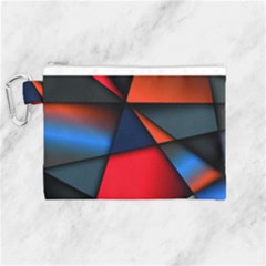 3d And Abstract Canvas Cosmetic Bag (medium) by Sapixe