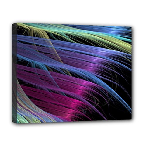 Abstract Satin Deluxe Canvas 20  X 16   by Sapixe