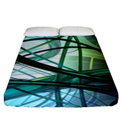 Abstract Fitted Sheet (king Size) by Sapixe