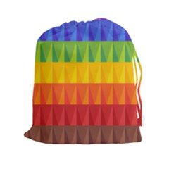 Abstract Pattern Background Drawstring Pouches (xxl) by Sapixe
