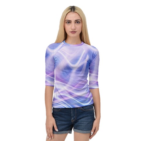 Abstract Graphic Design Background Quarter Sleeve Raglan Tee by Sapixe
