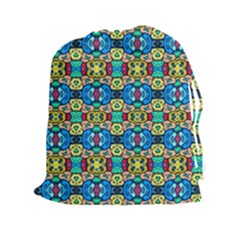 Colorful-22 Drawstring Pouches (xxl) by ArtworkByPatrick