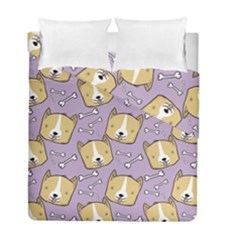 Dog Pattern Duvet Cover Double Side (full/ Double Size) by Sapixe