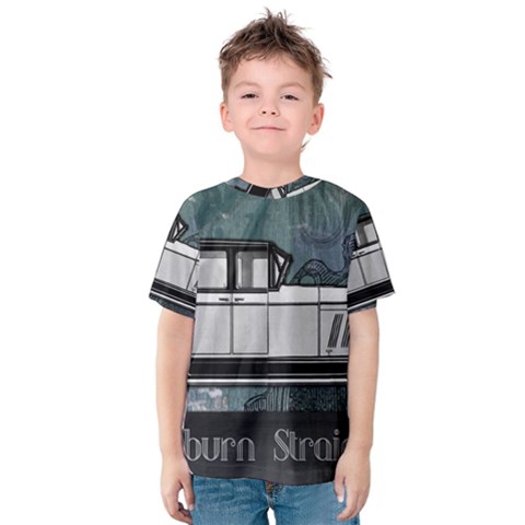 Vintage Car Automobile Auburn Kids  Cotton Tee by Nexatart