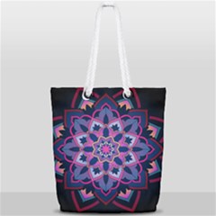 Mandala Circular Pattern Full Print Rope Handle Tote (small) by Nexatart