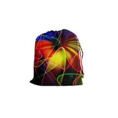 Fractal Pattern Abstract Chaos Drawstring Pouches (small)  by Nexatart