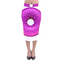 Donut Transparent Clip Art Velvet Midi Pencil Skirt by Sapixe