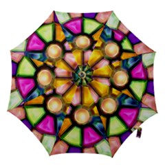 Glass Colorful Stained Glass Hook Handle Umbrellas (large) by Sapixe