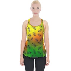 Insect Pattern Piece Up Tank Top by Sapixe