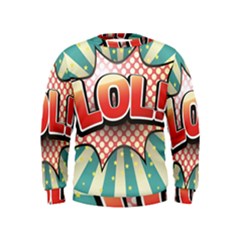 Lol Comic Speech Bubble  Vector Illustration Kids  Sweatshirt by Sapixe