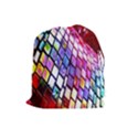 Multicolor Wall Mosaic Drawstring Pouches (Large)  View1