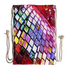 Multicolor Wall Mosaic Drawstring Bag (large) by Sapixe