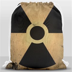 Radioactive Warning Signs Hazard Drawstring Bag (large) by Sapixe
