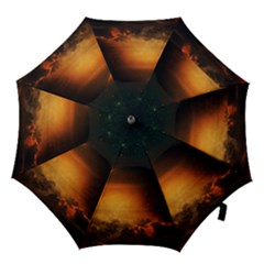 Saturn Rings Fantasy Art Digital Hook Handle Umbrellas (large) by Sapixe