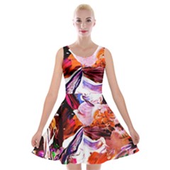 Cabin In The Mountain 2 Velvet Skater Dresses by bestdesignintheworld