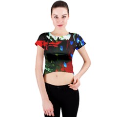 Balboa   Island On A Sand 12 Crew Neck Crop Top by bestdesignintheworld