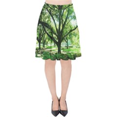 Highland Park 14 Velvet High Waist Skirt by bestdesignintheworld