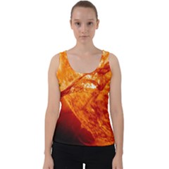 Spectacular Solar Prominence Velvet Tank Top by Sapixe