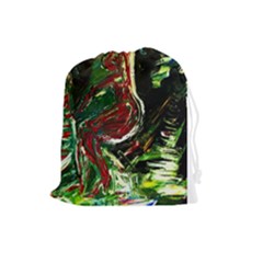 Dscf2240 - Moon Sonate Drawstring Pouches (large)  by bestdesignintheworld