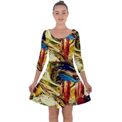Dscf2289 - Mountain Road Quarter Sleeve Skater Dress by bestdesignintheworld