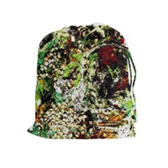 April   Birds Of Paradise 5 Drawstring Pouches (extra Large) by bestdesignintheworld