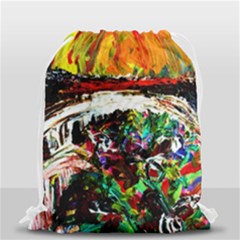 Dscf2599 - Moon In Carribean Drawstring Bag (small) by bestdesignintheworld
