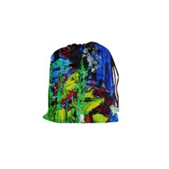 Dscf2472 - Perfect Night For Samurai Drawstring Pouches (small)  by bestdesignintheworld