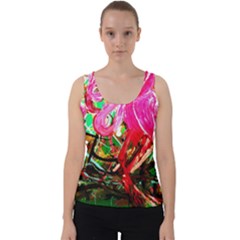 Dscf2035 - Flamingo On A Chad Lake Velvet Tank Top by bestdesignintheworld