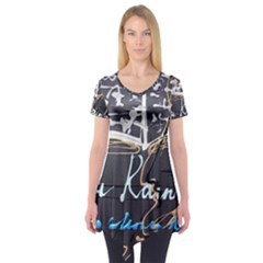 Dscf1638 - Written Poems Short Sleeve Tunic  by bestdesignintheworld