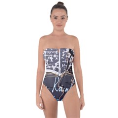 Dscf1638 - Written Poems Tie Back One Piece Swimsuit by bestdesignintheworld