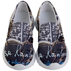 Dscf1638 - Written Poems Kid s Lightweight Slip Ons by bestdesignintheworld