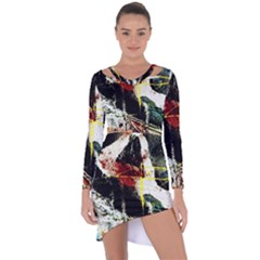 Egg In The Duck   Needle In The Egg Asymmetric Cut-out Shift Dress by bestdesignintheworld