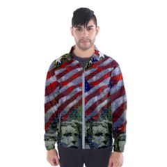 Usa United States Of America Images Independence Day Wind Breaker (men) by Sapixe