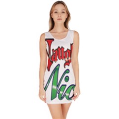 Vintage Christmas Naughty Or Nice Bodycon Dress by Sapixe