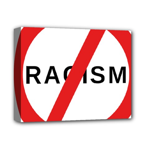 No Racism Deluxe Canvas 14  X 11  by demongstore