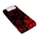 Christmas Red And Black Background Fitted Sheet (Single Size) View2