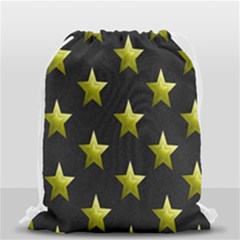 Stars Backgrounds Patterns Shapes Drawstring Bag (small) by Sapixe