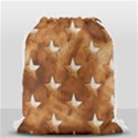Stars Brown Background Shiny Drawstring Bag (Small) View2