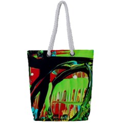 Quiet Place Full Print Rope Handle Tote (small) by bestdesignintheworld