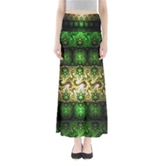 Fractal Art Digital Art Full Length Maxi Skirt by Sapixe