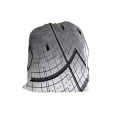 Graphic Design Background Drawstring Pouches (large)  by Sapixe
